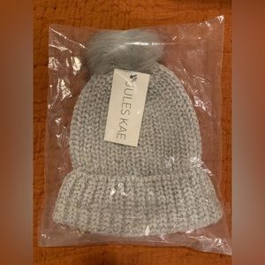 Jules Kae Kay beanie Pom winter hat chenille